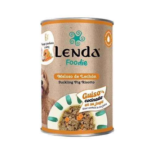 Lenda Dog Foodie Suckling Pig Risotto (Scatolette) - 400 gr x 12
