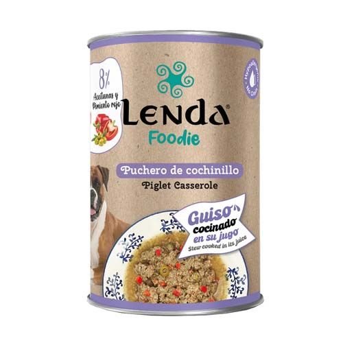 Lenda Dog Foodie Piglet Casserole (Scatolette) - 400 gr x 12