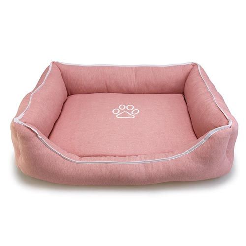 Cuccia Arquivet rosa con impronta e bordino