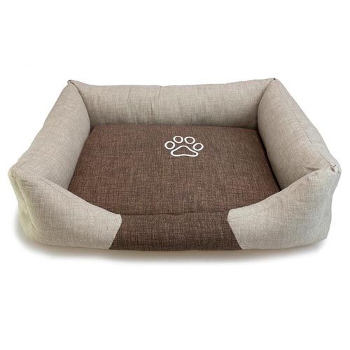 Cuccia Arquivet marrone/beige con impronta