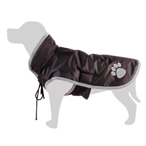 Impermeabile per cani nero