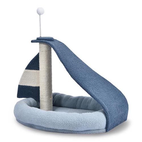 Tiragraffi per gatti Boat riposo e gioco