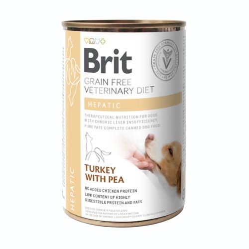 Brit GF Veterinary Diet Dog Hepatic (Scatolette)