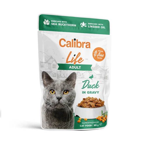 Calibra Cat Life Adult Duck in Gravy (Bustine)