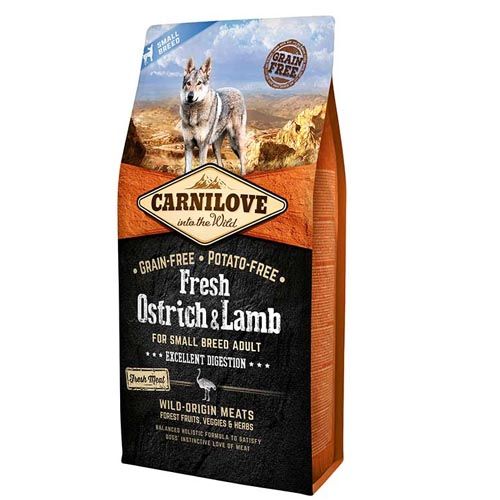Carnilove Adult Small Breed Fresh Ostrich & Lamb (Struzzo e Agnello)