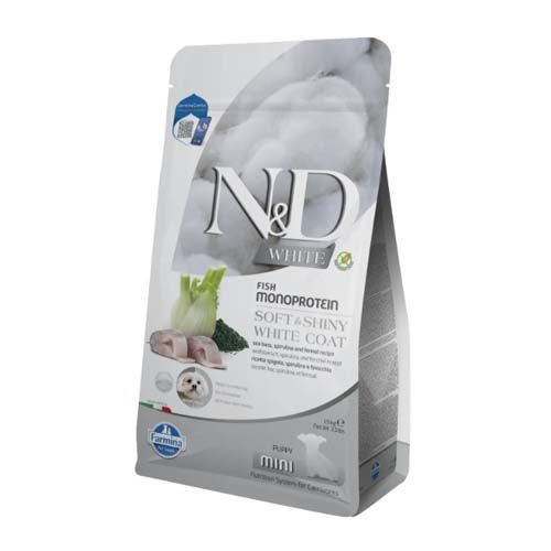 Farmina N&D White Dog Puppy Fish Spirulina Mini