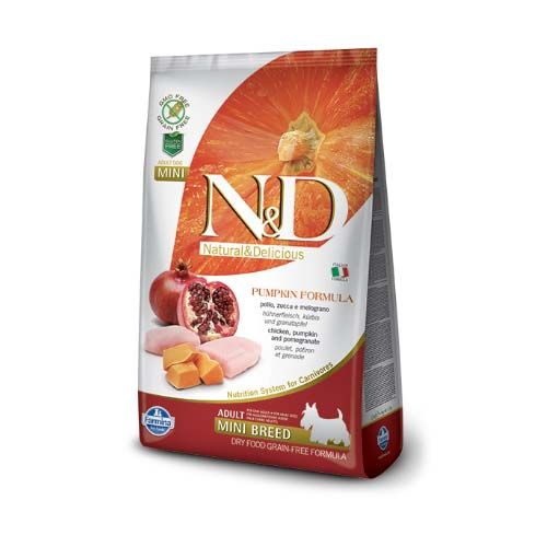 Farmina N&D Grain Free Pumpkin Adult Mini Pollo Cane