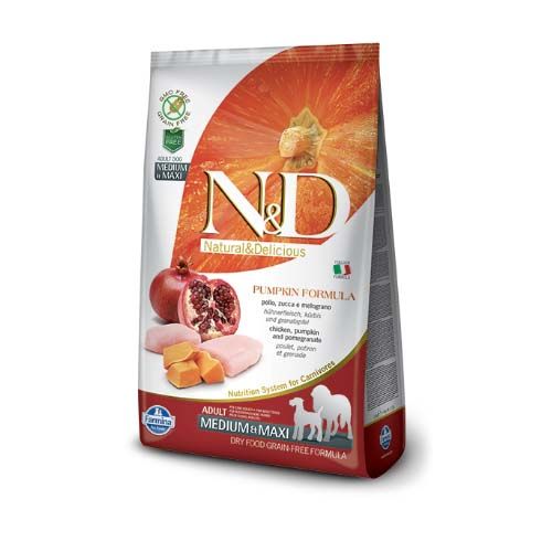 Farmina N&D Grain Free Pumpkin Adult Medium & Maxi Cane
