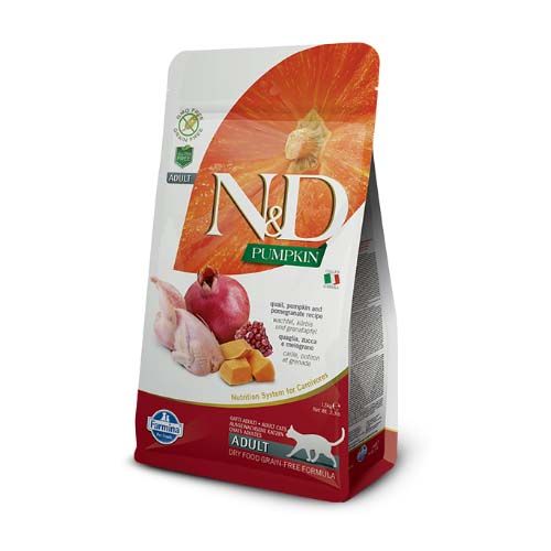 Farmina N&D Grain Free Pumpkin Adult Quaglia Gatto