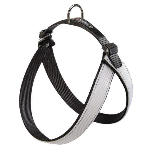 Pettorina Cane Agila Dual Bianco Nero