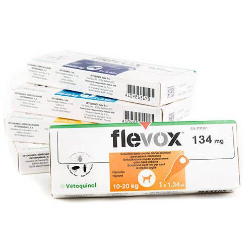 Pipette Flevox per cani