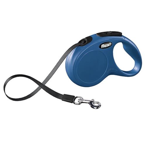 Guinzaglio allungabile Flexi Classic Cintura Blu