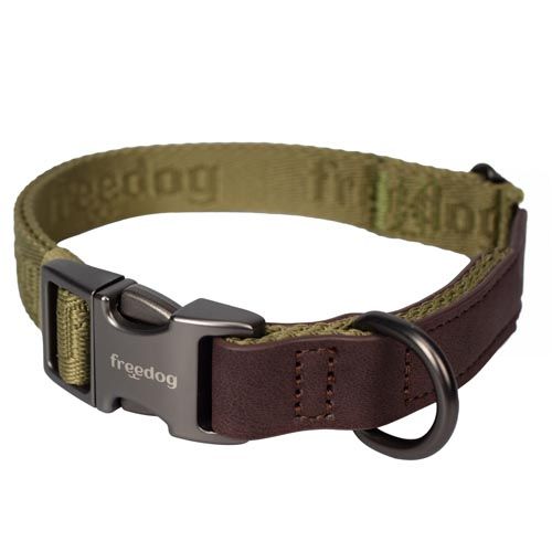 Collar Perro Freedog Linum Green
