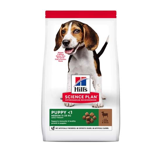 Hill'sScience Plan Canine Puppy Medium Agnello & Riso