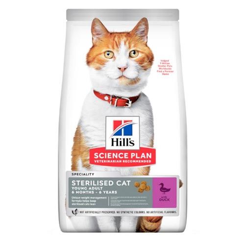 Hill's Science Plan Feline Sterilised Young Adult Anatra
