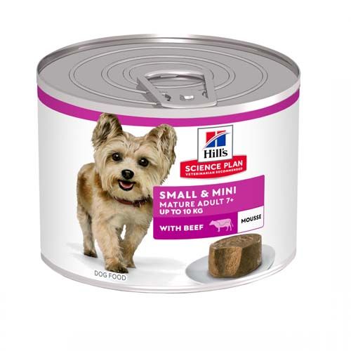 Hill's Canine Mature Mousse Small & Mini Beef (Scatolette)