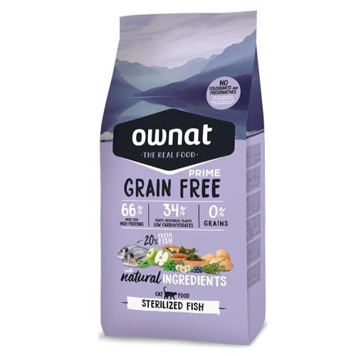 Ownat Grain Free Prime Sterilized Fish Cat (Spedizione 3 - 5 giorni)
