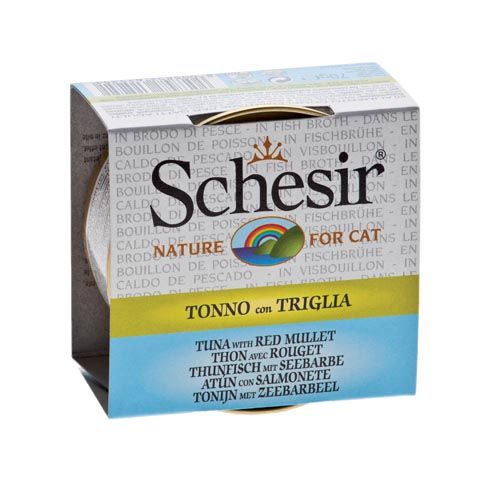 Schesir Gatto Tonnetto e Triglia - in brodo di pesce (Lattina)
