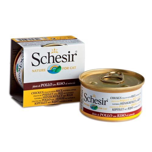 Schesir Gatto Pollo e Riso al Naturale (Lattina)