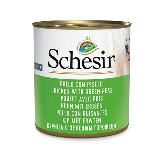 Schesir Perro Pollo con Guisantes (Scatolette)
