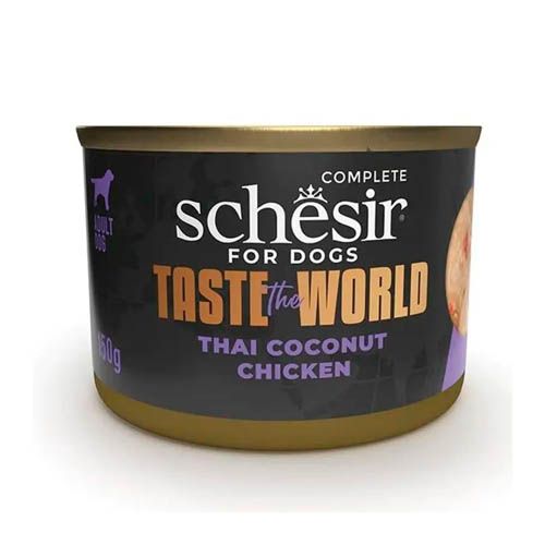 Schesir Perro Taste The World Pollo con Leche de Coco (Scatolette)