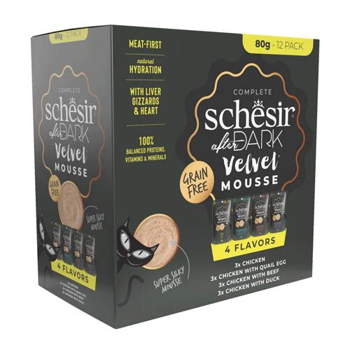 Schesir Gato After Dark Pack Variado Velvet Mousse (Bustine)