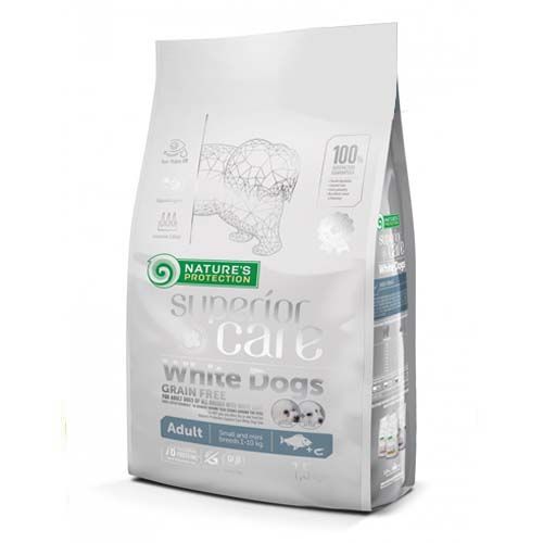Nature's Protection Superior Care White Dogs Adult Small Pesce
