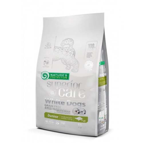 Nature's Protection Superior Care White Dogs Junior Small Pesce