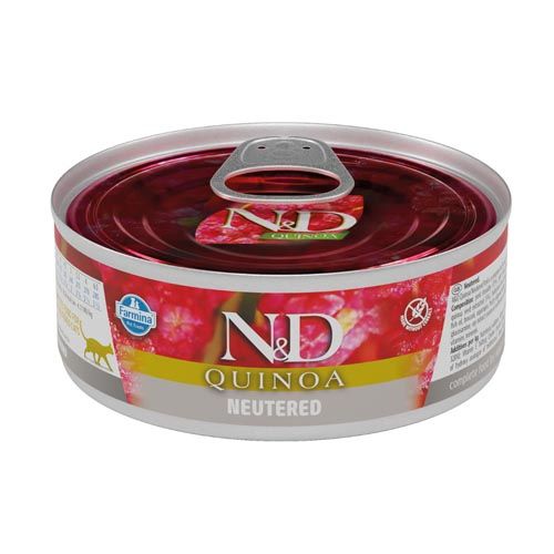 Farmina N&D Ocean Neutered Cat - Farmina N&D Cat Quinoa Neutered (Scatolette) 24 x 80 gr