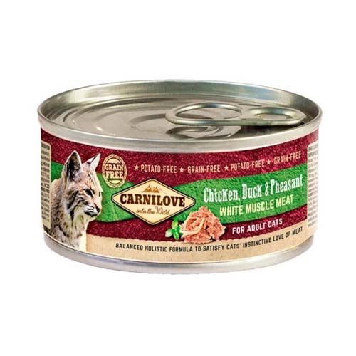 Carnilove Cat Adult Chicken & Duck (Scatolette) - 12 x 100 gr