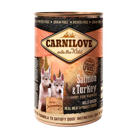 Carnilove Puppy Salmon & Turkey (Scatolette) 6 x 400 gr