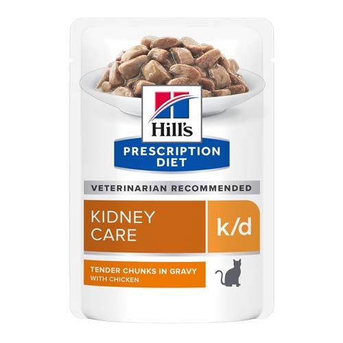 Hill's Prescription Diet Feline K/D Chicken (Bustine)