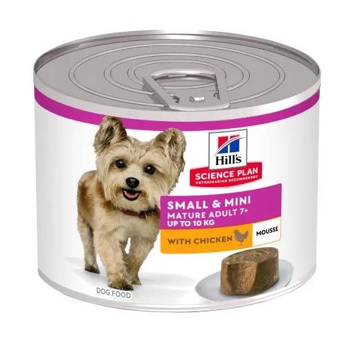 Hill's Science Plan Mature Small & Mini Chicken Mousse (Scatolette)